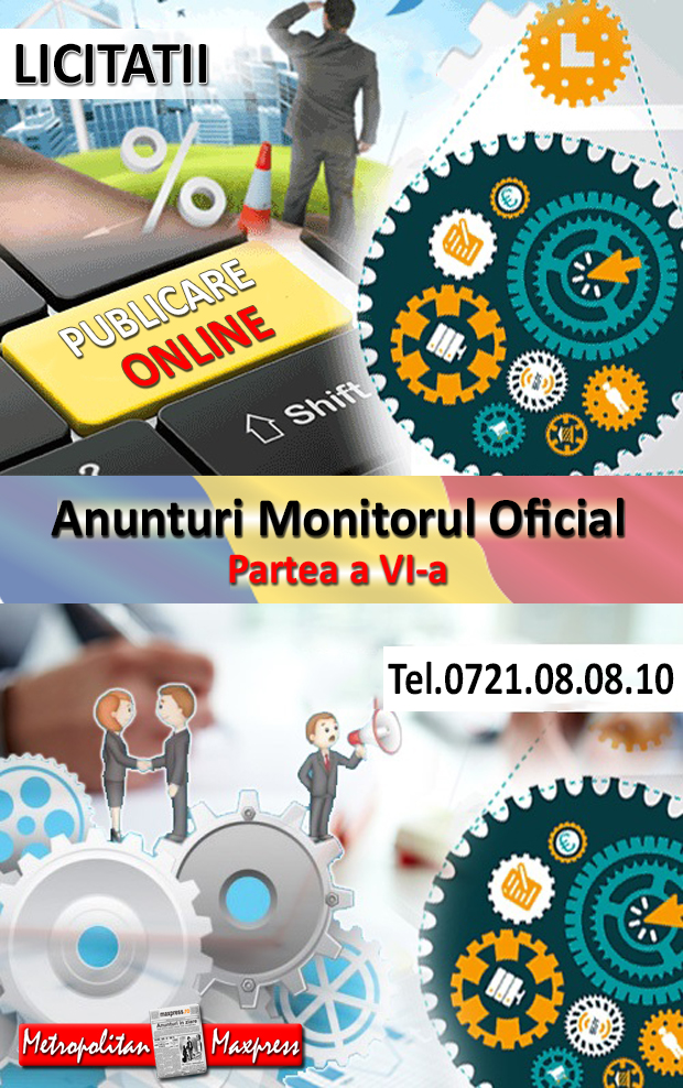 Anunturi Monitorul Oficial